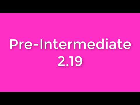 New English File Pre-Intermediate listening 2.19
