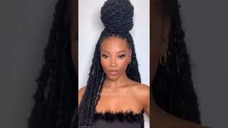 How to:styling my faux lux braid hairstyles . #braids #braid #hairstyles