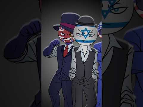 ISRAEL VS PALESTINE 🇮🇱🇵🇸  #countryhumans