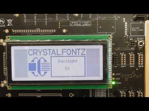 192x64 Graphic LCD demonstration 