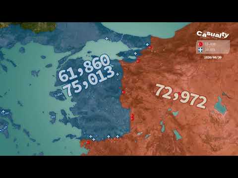 Greco-Turkish War (1919–1922) using Google Maps