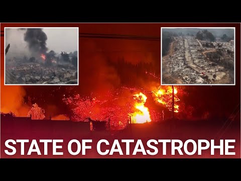 Chile declares state of catastrophe as wildfires rage across the country