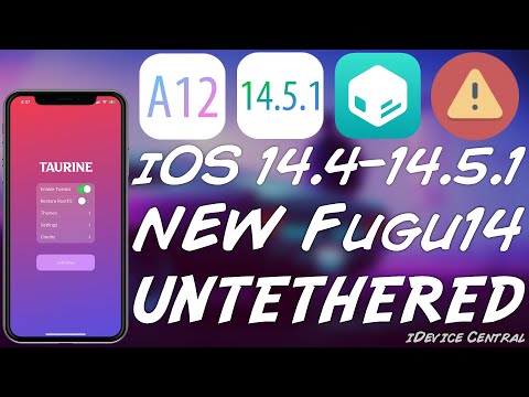 iOS 14.5.1 / 14.4 Untethered Jailbreak A12+ Fugu14 RELEASED! ALL You Need To Know + Taurine Status