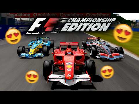 Playing F1 Championship Edition (F1 06) but it's 20 YEARS LATER...
