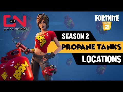 Fortnite Destroy Structures with Propane Tanks Locations - Week 3 Challenge