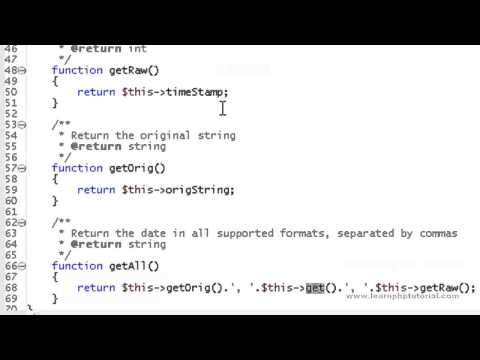 Learnphp Tutorial Level 2 Chapter 9 Creating Your Own Php Objects