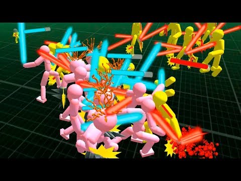 compilation stickman battle simulator games