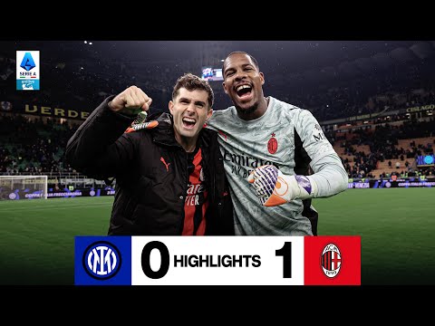 𝗣𝘂𝗹𝗶𝘀𝗶𝗰 and 𝗠𝗔𝗜𝗚𝗡𝗔𝗡! The derby is ❤️🖤 | Inter 0-1 AC Milan | Highlights Serie A 2025/26