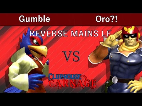 Clubhouse Carnage 2  REVERSE MAINS LF - Gumble (Falco) vs Oro?! (Captain Falcon)