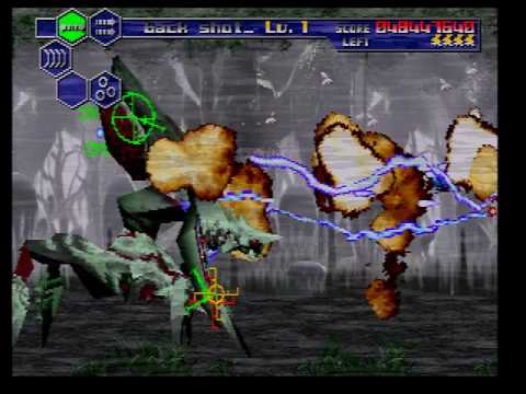 Thunder Force V Sega Saturn gameplay