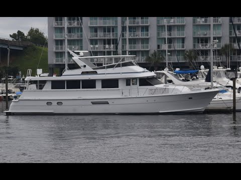 1998 Hatteras 74 Sport Deck Motor Yacht Big Hatt Video