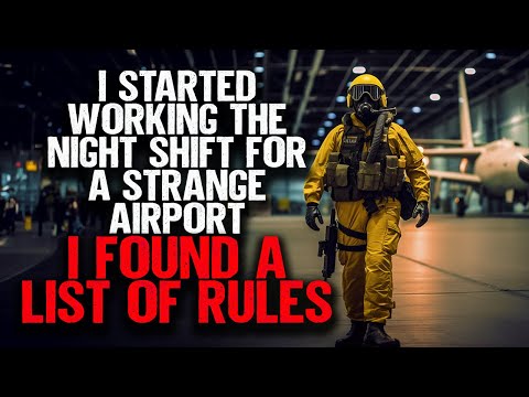 I Started Working The Night Shift For A Strange Airport. I Found A LIST OF RULES.