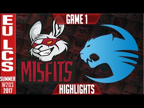 Misfits vs Roccat Highlights Game 1 | EU LCS W2D3 Summer Split 2017 | MF vs ROC G1