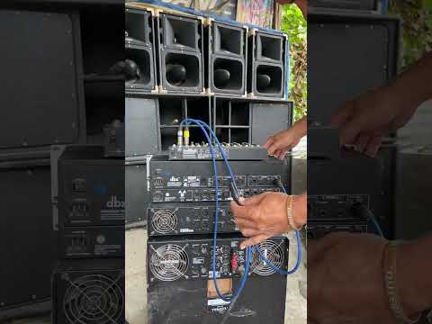 2way in mono set up connection power amplifier edition