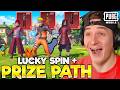 MAXED NARUTO PRIZE PATH LUCKY SPIN MYTHICS PUBG MOBILE