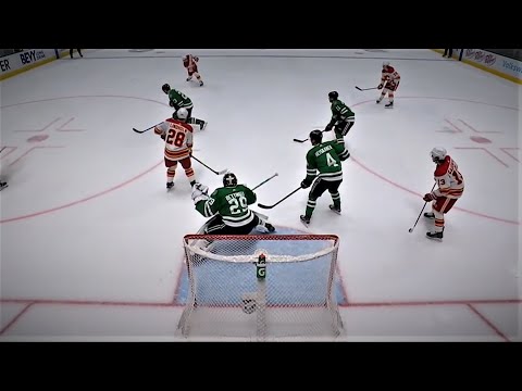 Rasmus Andersson Rockets Home the Opening Tally on the 2-Man Advantage