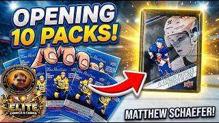 2026 27 Upper Deck Tim Hortons Hockey Cards 10 Pack Opening  Matthew Schaefer Hi