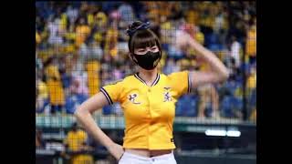 おっぱ●揺れすぎ　野球チアリーダー　#野球