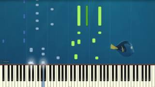 Finding Dory Soundtrack (OST) - Piano tutorial (Synthesia)