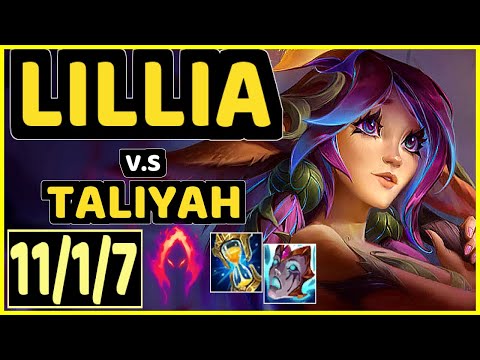 MAXI (LILLIA) vs TALIYAH - 11/1/7 KDA JUNGLE CHALLENGER GAMEPLAY - EUW