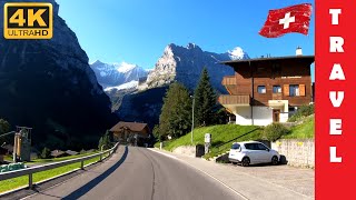 Driving in Switzerland 6: From Grindelwald to Lauterbrunnen | 4K 60fps