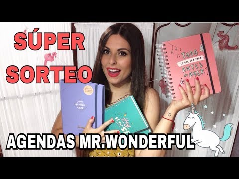 SÚPER SORTEO: AGENDAS MR WONDERFUL, CLIPS, SELLOS… + EVENTO PRESENTACIÓN AGENDAS | Bstyle