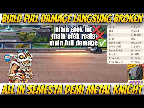 REVIEW AKUN METAL KNIGHT FULL DMG🔥, ROMBAK ABIS DEMI MK SSR+ TERKUAR - One Punch Man The Strongest