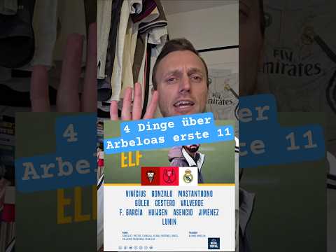 4 things that stand out in Arbeloa's first eleven! #RealMadrid #AlvaroArbeloa #CopaDelRey