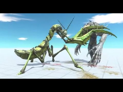 Green Mantis vs Alien Scourge ARBS Simulator 1 on 1 Battle Trex Hydra Minotaur Animal Revolt Battle