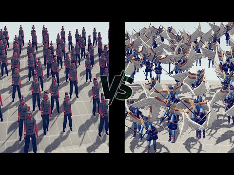 100X ROMAN GLADIATORS VS 100X RANGED UNITS   TOTALY ACCURATE BATTLE SIMULATOR