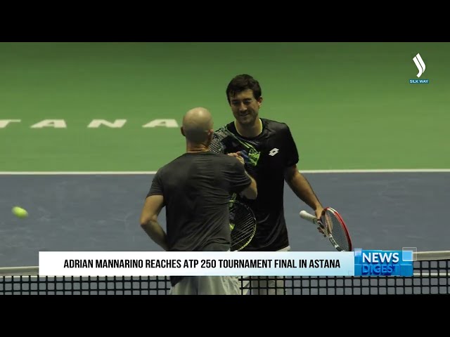 А. Маннарино вышел в финал турнира ATP 250 в Астане