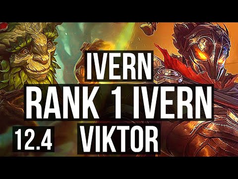 IVERN vs VIKTOR (MID) | Rank 1 Ivern, 1000+ games, 1.2M mastery | KR Grandmaster | 12.4