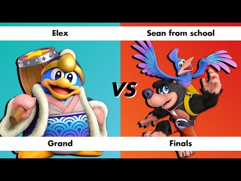 Drunkmit 3 grand finals - Elex (King Dedede) vs Sean from school (Banjo & Kazooie)