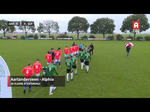 Samenvatting Aarlanderveen - Alphia (zaterdag 30 oktober)