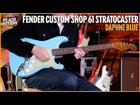 Fender Custom Shop 61 Strat - NOS Daphne Blue image 13