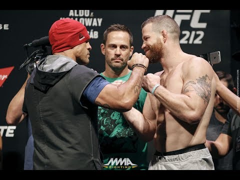 UFC 212: Vitor Belfort vs. Nate Marquardt Weigh-In Staredown - MMA Fighting