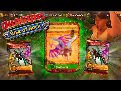 INCREDIBLE SEASONAL PACK!!!! (NEW DRAGON!) | Dragons: Rise Of Berk #209