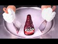 HERSHEYS Sundae Dream Ice Cream Rolls How To Make Hershey S Chocolate Sauce To Ice Cream ASMR