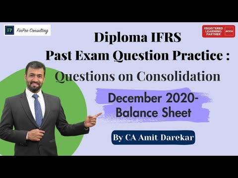 How to Solve DipIFR Consolidation Question | ACCA IFRS Past Exam Dec 2020 | CA Amit Darekar