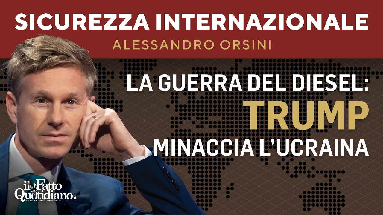 La guerra del diesel: Trump minaccia l'Ucraina. La diretta con Alessandro Orsini
