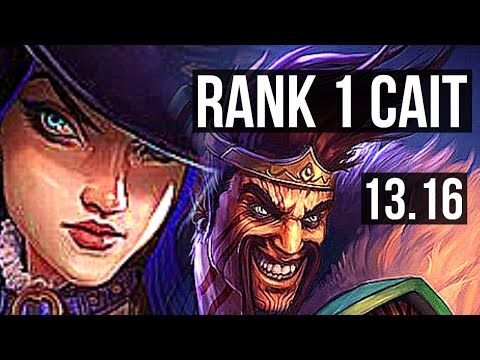 CAITLYN & Nautilus vs DRAVEN & Nami (ADC) | Rank 1 Cait, Rank 7, 3/1/4 | TR Challenger | 13.16