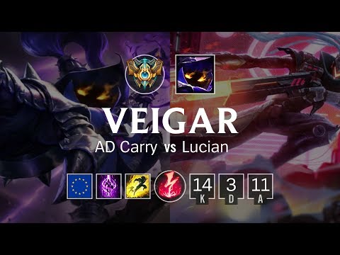 Veigar Bot vs Lucian - EUW Master Patch 8.24