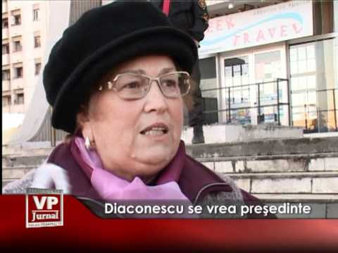 Diaconescu se vrea preşedinte