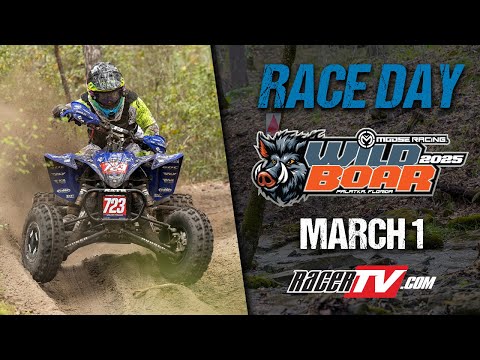 2025 GNCC Racing Live | Moose Racing Wild Boar | Round 2 - ATV's