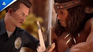Mortal Kombat 1: Khaos Reigns - T-1000 vs Conan Intro Trailer