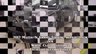 preview picture of video 'White Cloud customer 2012 Mazda repaired by Robinson's Body Shop'