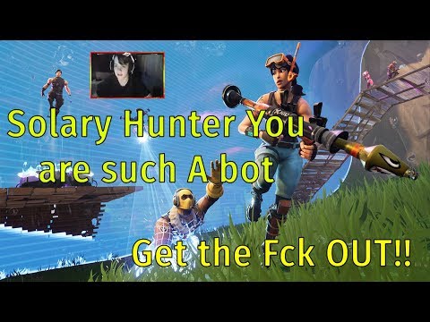 Mongraal Kills Solary Hunter Then Almost Calls him a *Bot*