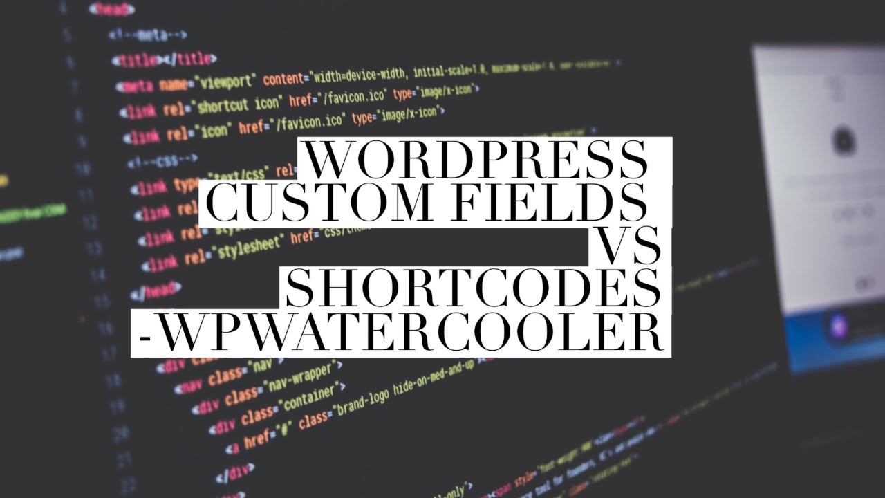 EP247 - WordPress custom fields vs shortcodes - WPwatercooler