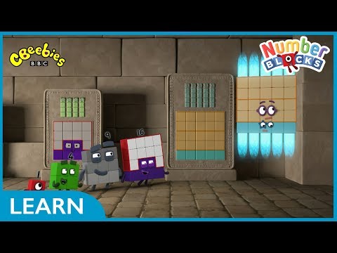 We're Going On A Square Hunt | Numberblocks
