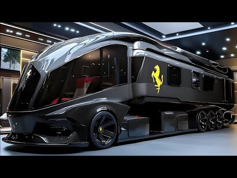 UNGLAUBLICH! Ferrari Motorhome 2026 enthüllt – Luxus auf Rädern wie NIE ZUVOR! 🏎️🔥